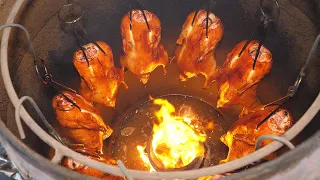 crispy skin roast duck! Peking Duck - taiwanese street food