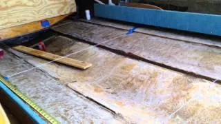 How to measure and cut stringers for a boat hull