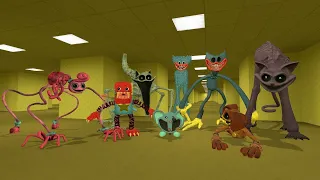 All Poppy PlayTime Monsters Chased Me in BackRooms l Garrys Mod