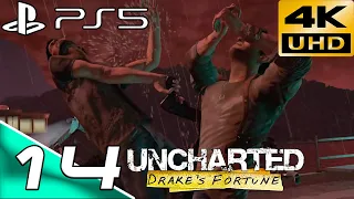 Uncharted 1: Судьба Дрейка. Глава 20, 21, 22 Финал | 4k 60FPS