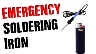 Make a Soldering Iron With a LIGHTER & Do Repairs ANYWHERE!