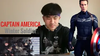 Captain America Elevator Fight scene | REACTION