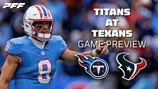 Titans vs. Texans NFL Week 17 Game Preview | PFF