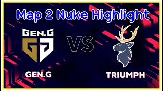 Gen.G vs Triumph - Blast Premier - Map 2 NUKE Highlights | CSGO