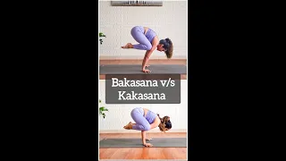 Crow vs Crane Pose | Kakasana vs Bakasana | Yogbela