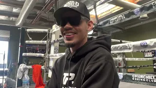 Diego Pacheco compares Canelo to David Benavidez (sparred both) esnews boxing