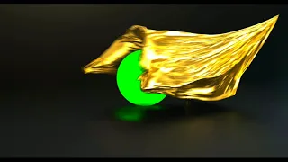 Golden Curtain Reveal Intro Logo Animation Green Screen Effects HD video