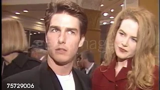 Tom Cruise and Nicole Kidman about A Few Good Men Premiere 1992