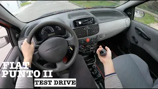 2002 Fiat Punto II 1.2 60HP Hatchback | POV Test Drive | Review | Acceleration by #GearUp