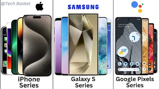 Apple IPhones vs Samsung galaxy S Series vs Google pixels (2016- 2024)