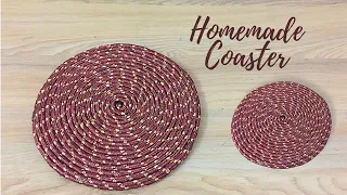 Homemade Coaster Out of Rope | DIY Coasters | Easy Glue Gun Hacks