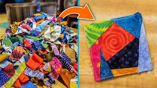 Turning Scraps into Pocket Prayer Quilts