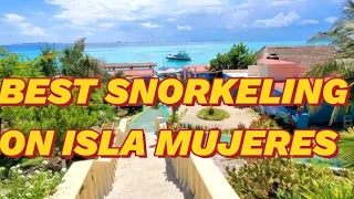 BEST SNORKELING spot in Isla Mujeres---Garrafon De Castilla