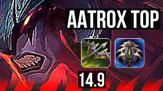 AATROX vs FIORA (TOP) | Godlike, 500+ games | BR Master | 14.9