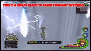 Kingdom Hearts 2 quick tips where do farm twilight crystals