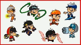 7 Elemental Weapons of Boboiboy Galaxy