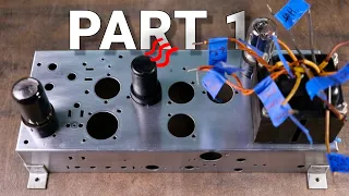 Building a Fender Princeton 5C2 From Old Tube Radio || Part 1