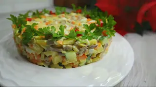 ОЛИВЬЕ ПО-НОВОМУ! ВСЕ ИЩУТ ЕГО НА СТОЛЕ. ПОТРЯСАЮЩЕ ВКУСНЫЙ САЛАТ на Новый Год 2024