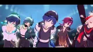 【Genshin Impact 原神 MMD】Dope【7 boys】