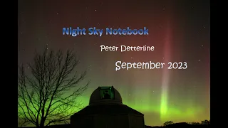 Night Sky Notebook September 2023