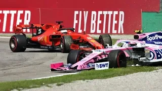 Vettel and Stroll crash with uncensored team radio