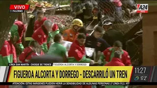 🔴 CHOQUE DE TRENES DE LA LÍNEA SAN MARTÍN: hay heridos