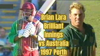 Brian Lara | Brilliant Innings 90 Runs | Australia vs West Indies | 1997 ODI | Perth | Highlights |