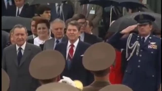 President Reagan's Departure from Vnukovo II Airport, Moscow on June 2, 1988