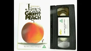 Original VHS Opening and Closing to James and the Giant Peach UK VHS Tape