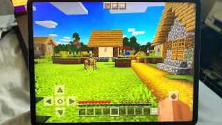 Minecraft iPad Gameplay! (iPad Pro M1) (Minecraft Pocket Edition)