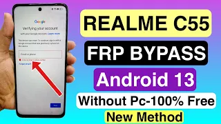 How To Realme C55 FRP Bypass Unlock.Realme (RMX3710) Google Account Bypass.Android 13 Without Pc