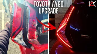 How To Upgrade LED Strip Light Facelift Model on a NON Facelift Toyota Aygo - HEY TOYOTA IT WORKS!