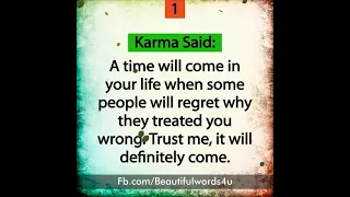 TOP 14 KARMA QUOTES 2021 | BEAUTIFUL WORDS