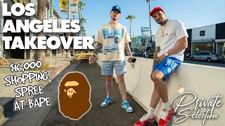 LOS ANGELES TAKEOVER *SHOPPING AT COOLKICKS, SPENDING 16K AT BAPE AND MORE*