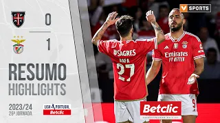 Resumo: Casa Pia  0-1 Benfica (Liga 23/24 #26)