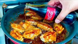 We don't eat anymore at KFC after I'm cooking chicken wings with coca-cola!