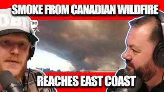 Canadian Wildfire Smoke Reaches East Coast! | OFFICE BLOKES REACT!!