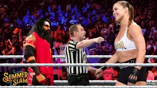 FULL MATCH - Veer Mahaan vs Giant Ronda Rousey : SummerSlam 2022 - WWE 2K22