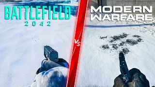 Battlefield 2042 vs COD: Modern Warfare - Direct Comparison! Attention to Detail & Graphics!