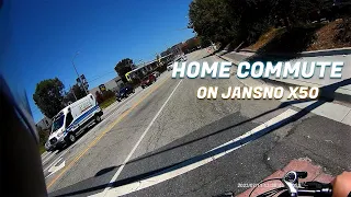 Riding home in chill traffic (Jansno x50)