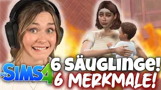 DAS passiert wenn man 6 Säuglinge gleichzeitig hat! 😳 - Die Sims 4 Gameplay Challenge | simfinity