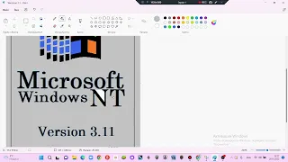 Windows NT 3.11 MS Paint
