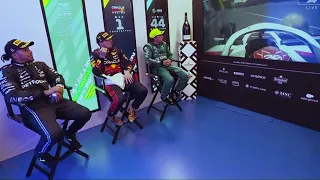 Verstappen, Alonso and Lewis's reaction to the race in the cooldown room #canadiangp #f1