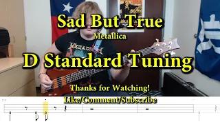 Sad But True - Metallica (Bass Cover with Tabs)