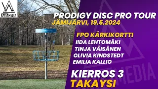 Prodigy Disc Pro Tour Jämijärvi K3T9, Lehtomäki, Väisänen, Kindstedt, Kallio, PDPT 2024