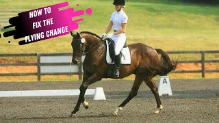 How To Fix The Flying Change In Dressage