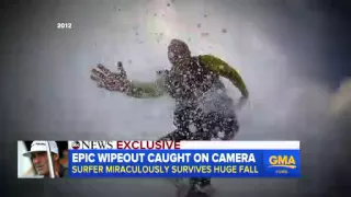 Pro Surfer's Epic Wave Wipeout Caught on Camera