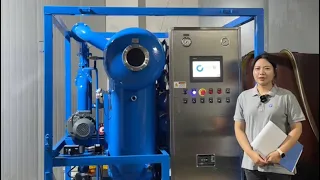 Introduction Stainless Steel PLC Automatic Doube Stage Vacuum Transformer Oil Filtration Machine