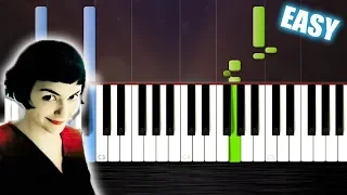 Comptine d'un autre été - Amélie - EASY Piano Cover/Tutorial by PlutaX - Synthesia