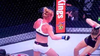 Slow motion Holm k.o. Rousey